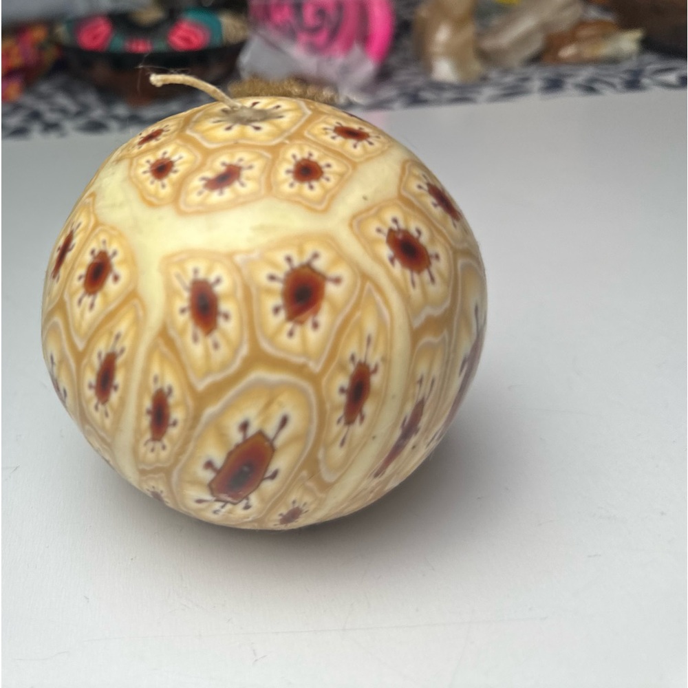 Vintage Red Cream San Francisco Stone Company Stone Bluegate Psychedelic‎ Candle